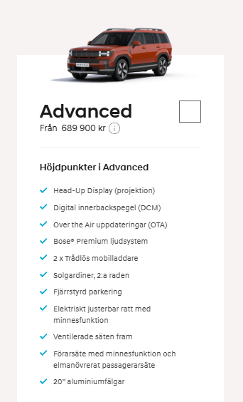 Hyundai SANTA FE PHEV Advanced 7-sits