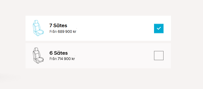 Hyundai nya SANTA FE 6- & 7 säten mobil spec