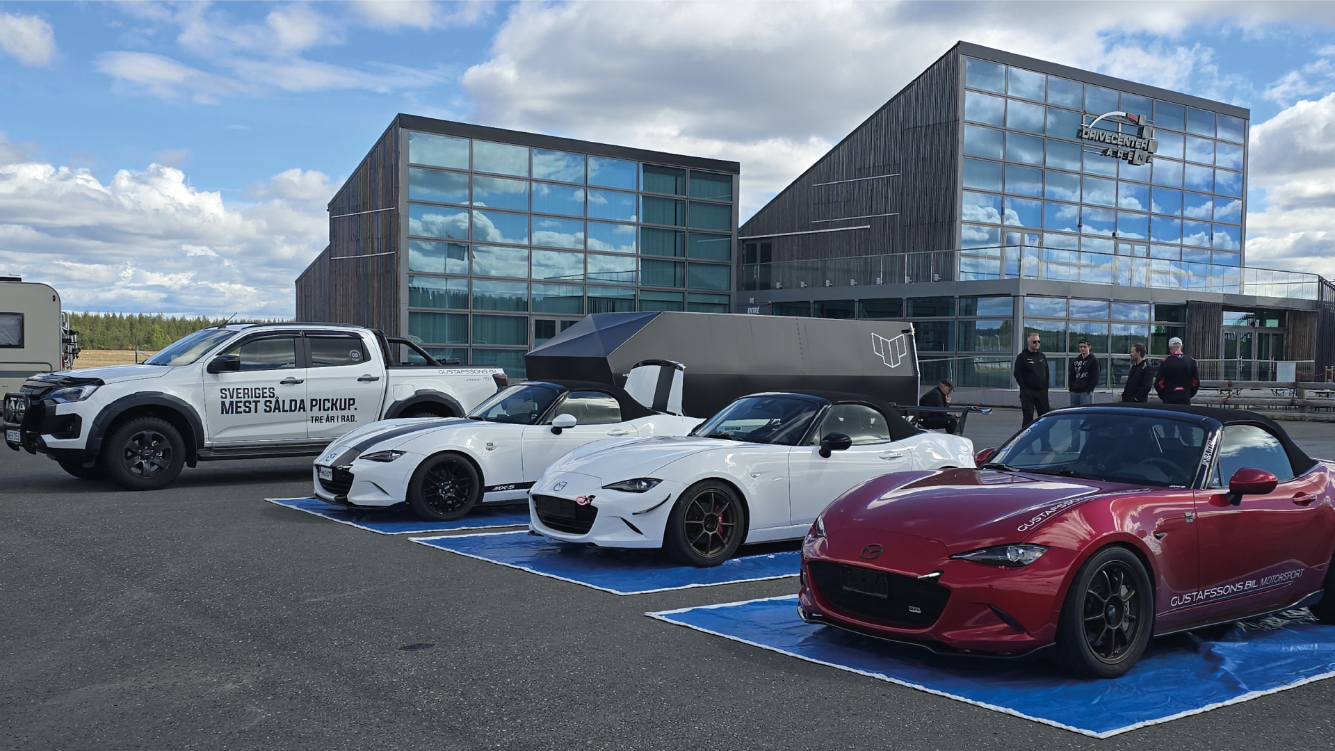 Gustafssons Bil Motorsport medåkning Drivecenter Arena Fällfors